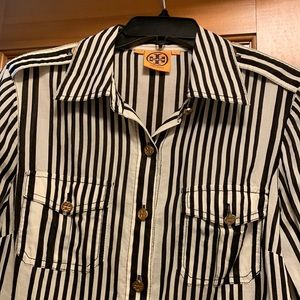 Tori Burch long sleeve cotton blouse